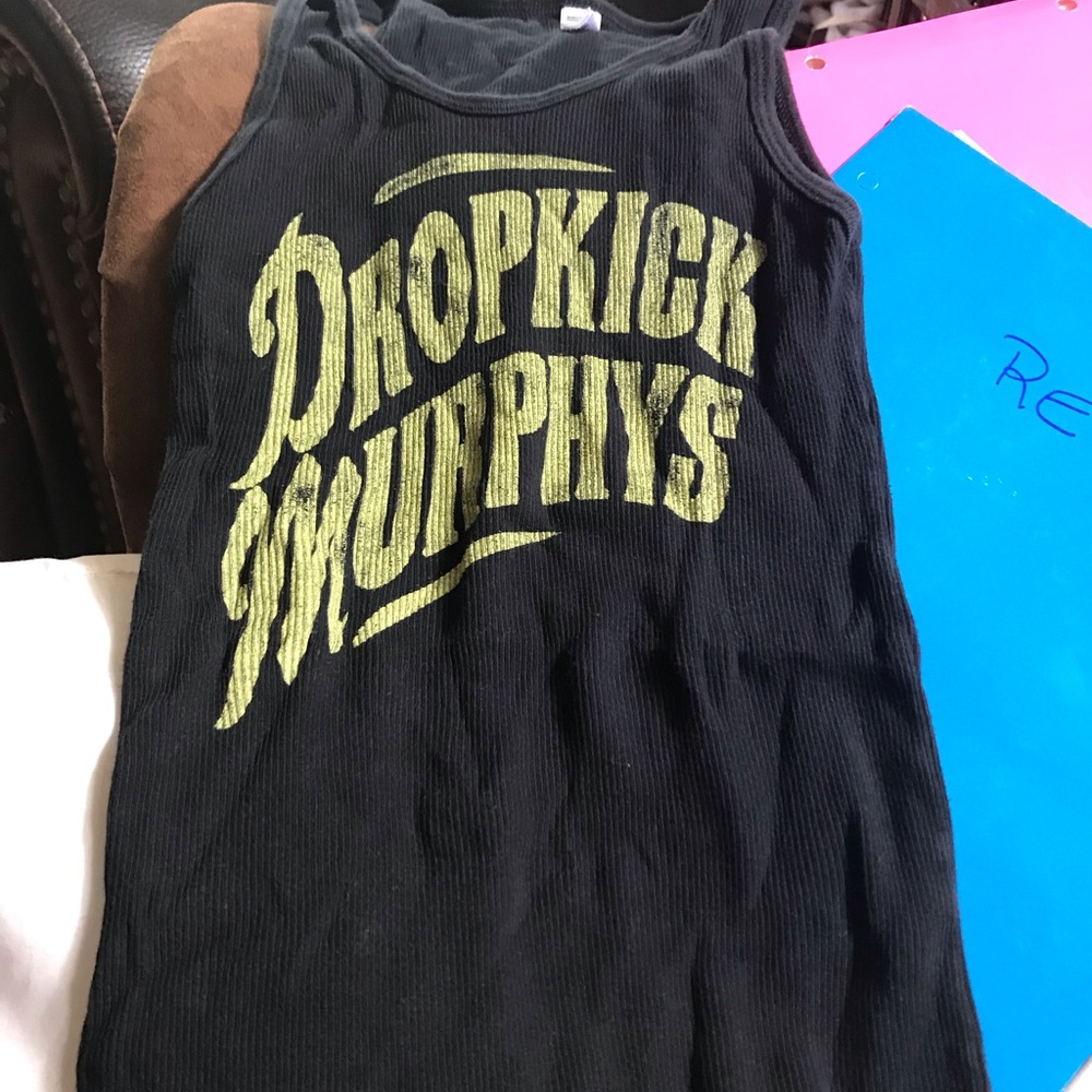 Dropkick Murphy black tank tip size M